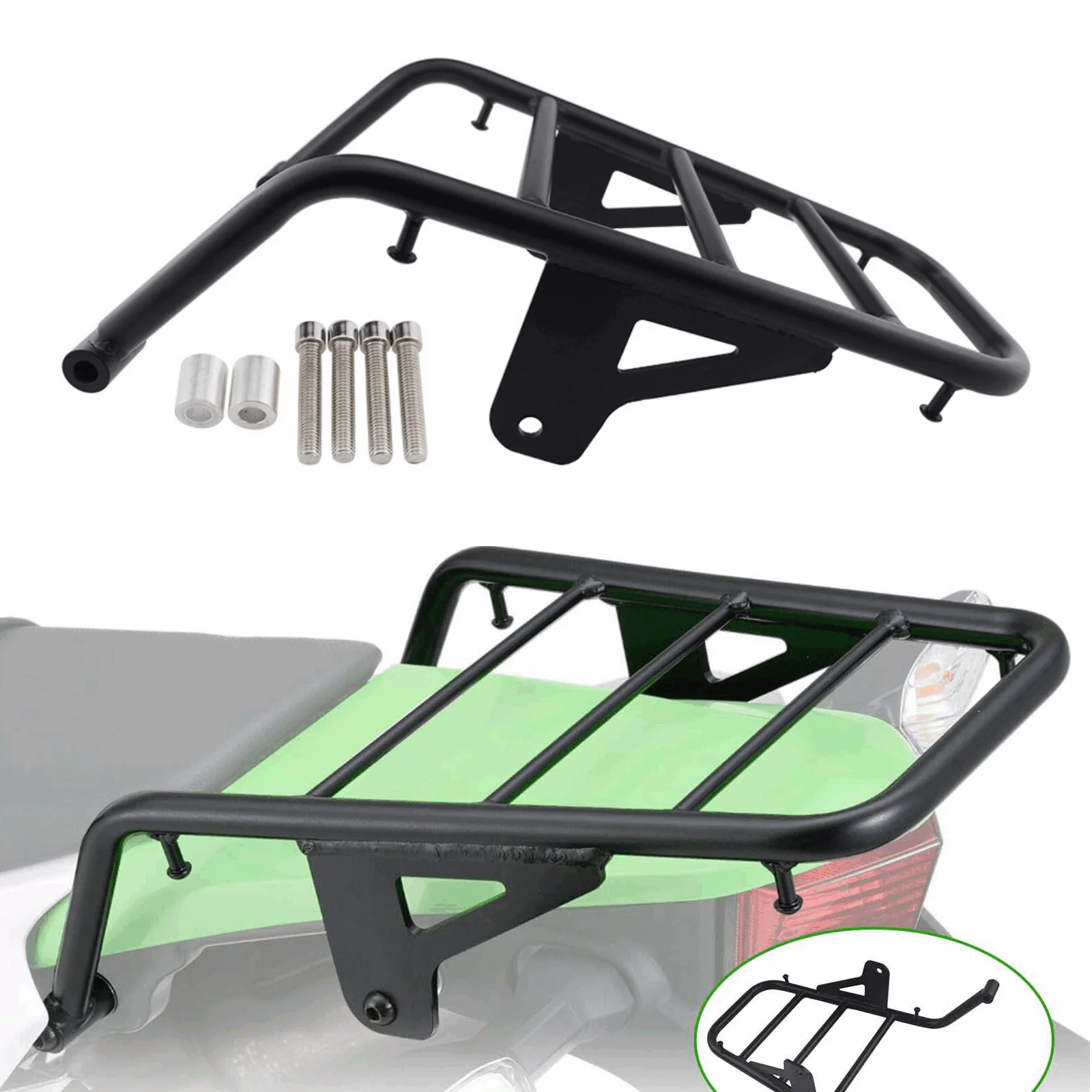 Rear Cargo Luggage Rack Carrier For KAWASAKI KLX 230/R 2020-2022 Motorcycle