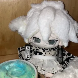 20 CM Game Anime DR Role Nagito Komaeda Monster Boy Cosplay Plush Doll Skeleton Body Dress Up Cotton Stuffed Plushie Toys Gift