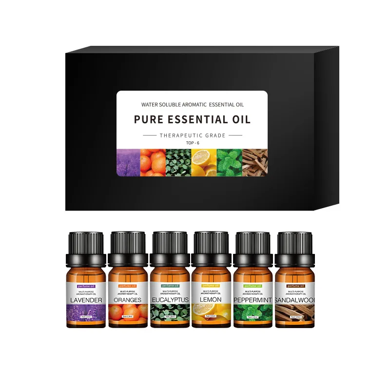 Water-Soluble Candle Fragrance Oils - 6-Pack Set of Aromatherapy Essential Oils