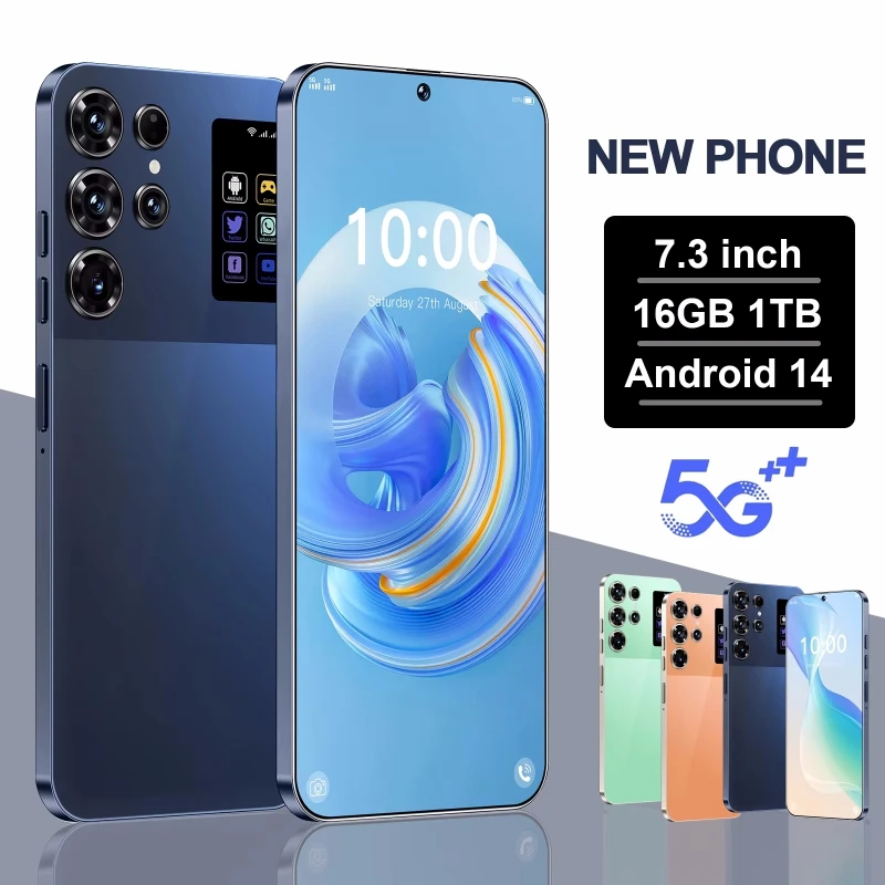2025 NUEVO S26 Ultra Smartphone Original 7.3 pulgadas Celulares Android Moblie Teléfonos desbloqueados 5G Dual Sim Versión Global Celulares