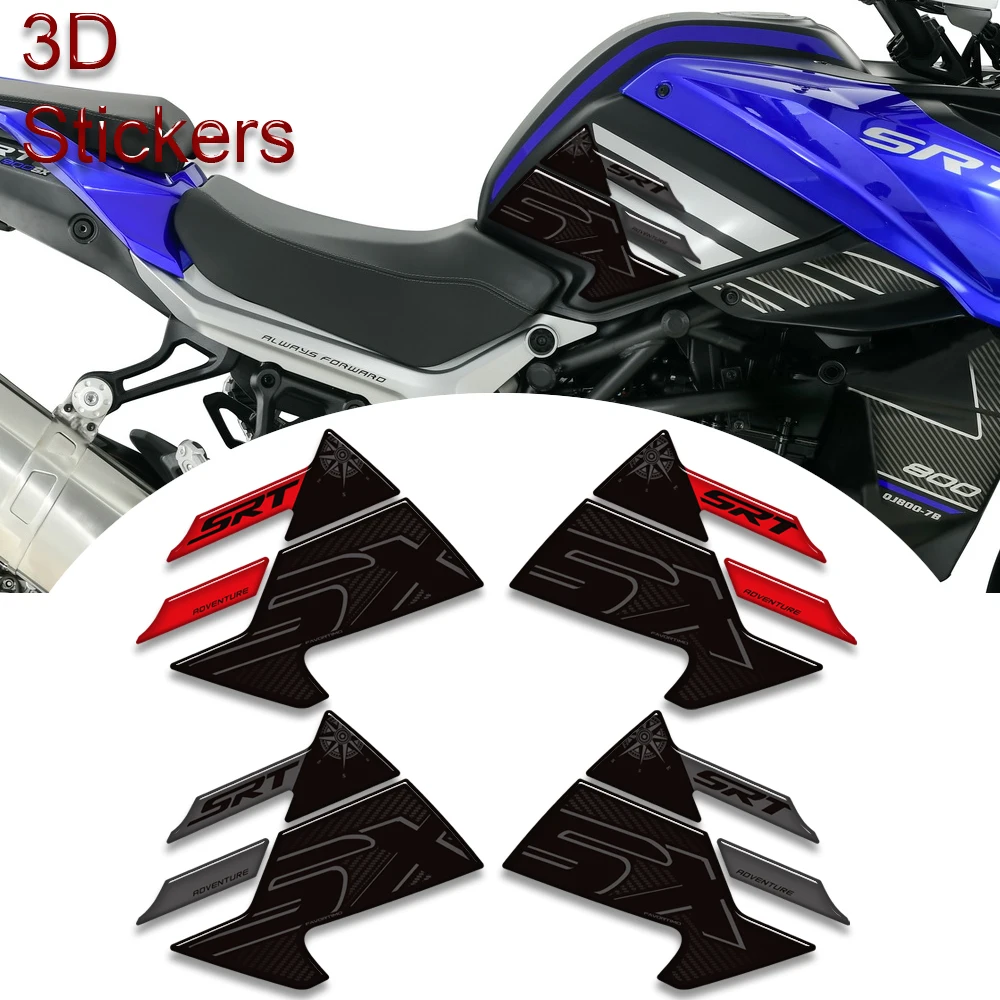 

Для QJMotor QJ Motor SRT800 SRT900 S X SX 3D эпоксидная смола, новая защитная наклейка на бак мотоцикла, новый комплект декоративных наклеек