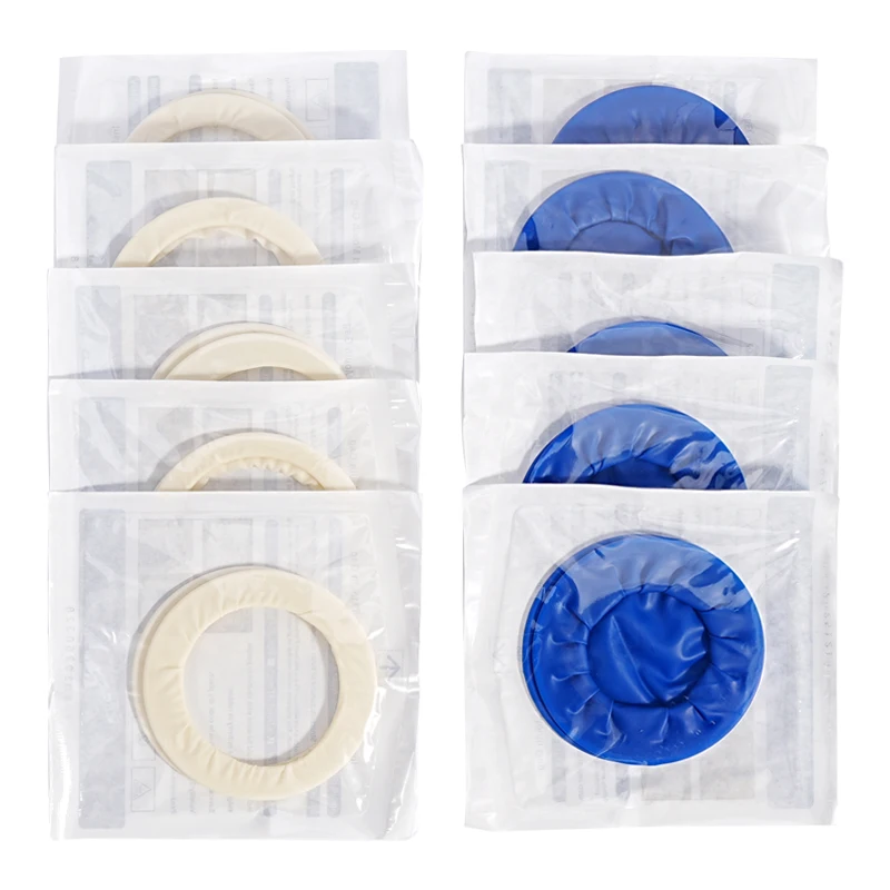 5pcs Dental Sterile Rubber Dam Mouth Opener Disposable Oral Intraoral Lip Cheek Retractor O Type Expanders Dentist Accessories