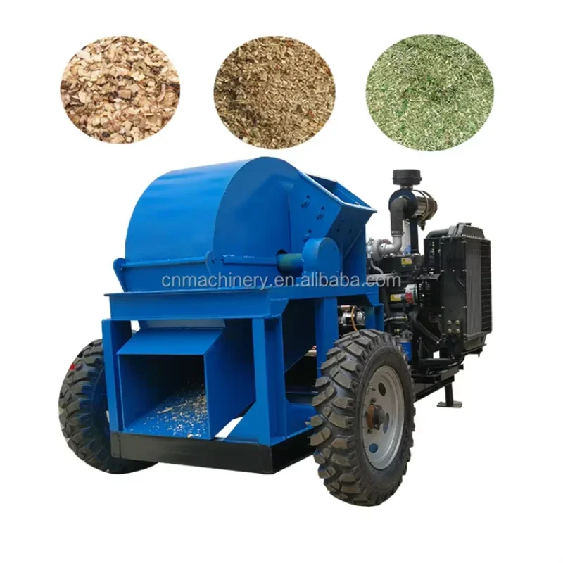 Commercial electric bush chipper machine charcoal crusher wood chipper made in china eaves timber wood crusher shredder