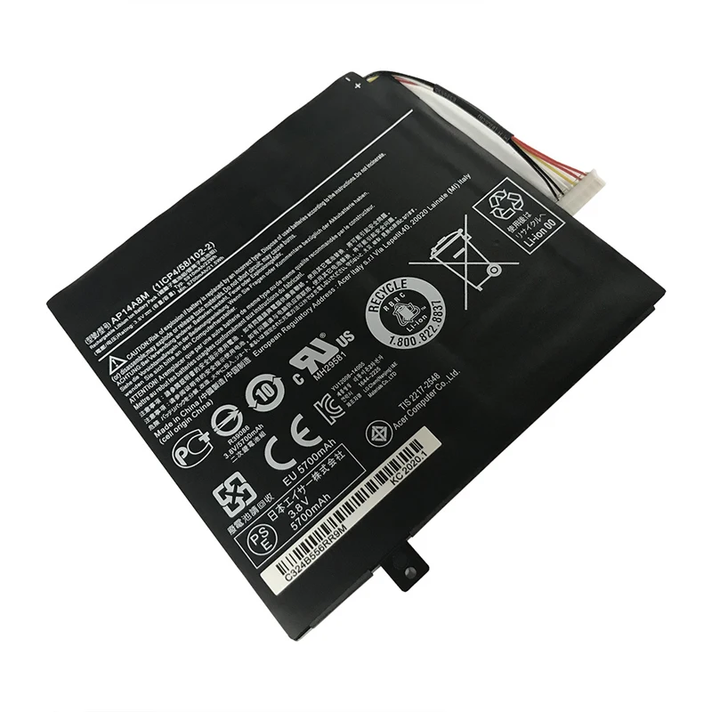 

AP14A8M Laptop Battery for Acer Aspire Swift 10 SW5-011 SW5-012 SW5-012P Iconia Tab 10 A3-A20 A3-A20FHD Tablet 3.8V 22Wh/5910mAh