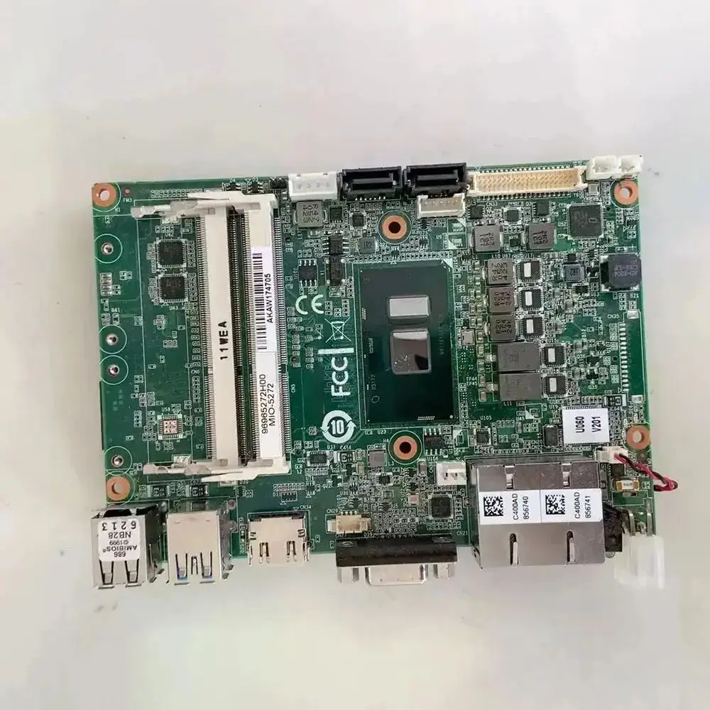MIO-5272 MIO5272U1705-T REV A1 A2 For Advantech Embedded Industrial Motherboard DDR3L USB 3.0 3.5''