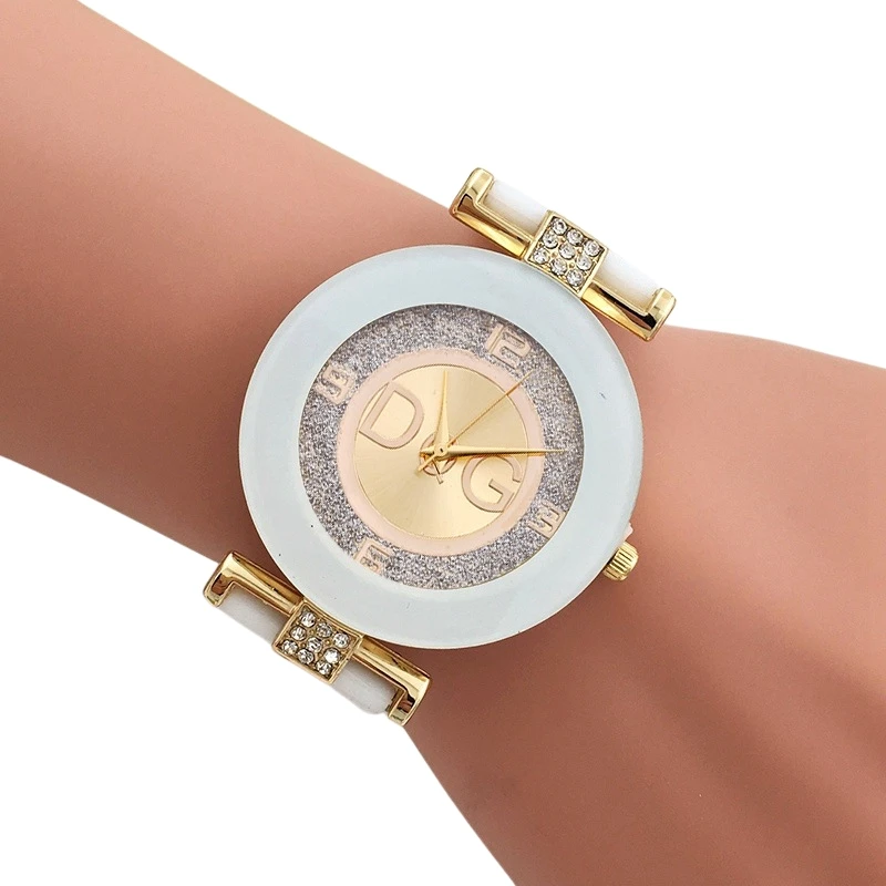 Luxury Watch For Women Silicone Diamond Waterproof Quartz Wristwatches Ladies Sports Montre Femme Zegarek Damski Gift Clock Men