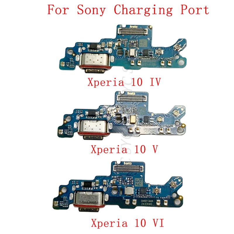 

USB Charging Port Board Flex Cable For Sony Xperia 10 VI 10 V 10 IV Charging Connector Repair Parts