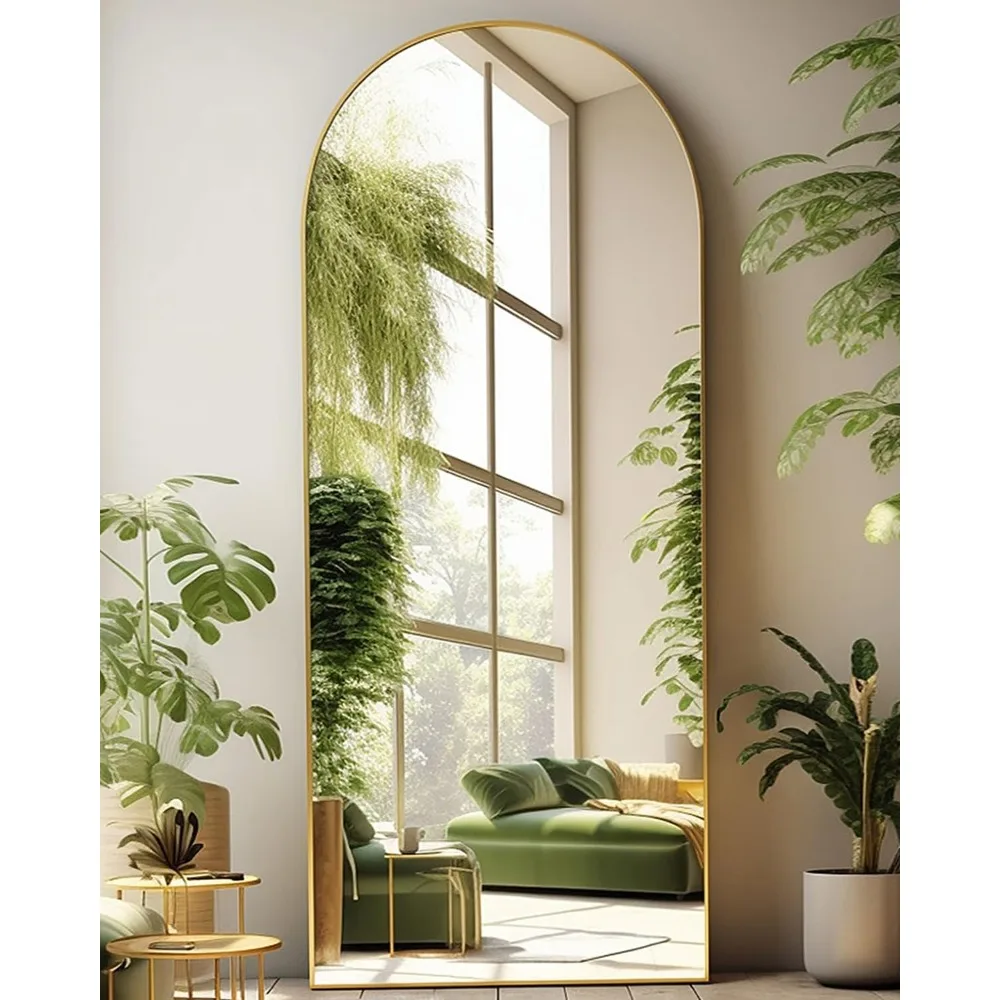 Floor Mirror, Full Length Mirror, Arched Mirror, Large Standing , Tall , Wall Mounted, FreeStanding, Giant , 71