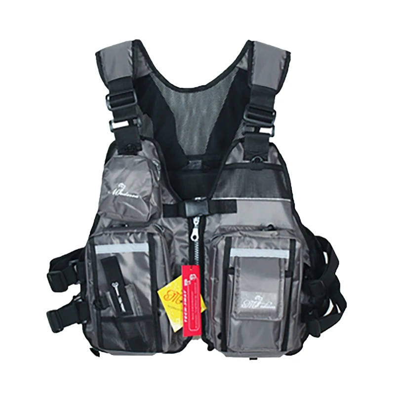 Multi-Pocket Floating Vests for Adults, Life Jacket, Fishing Life Jacket, Hunting Suit, Fishes, Hot