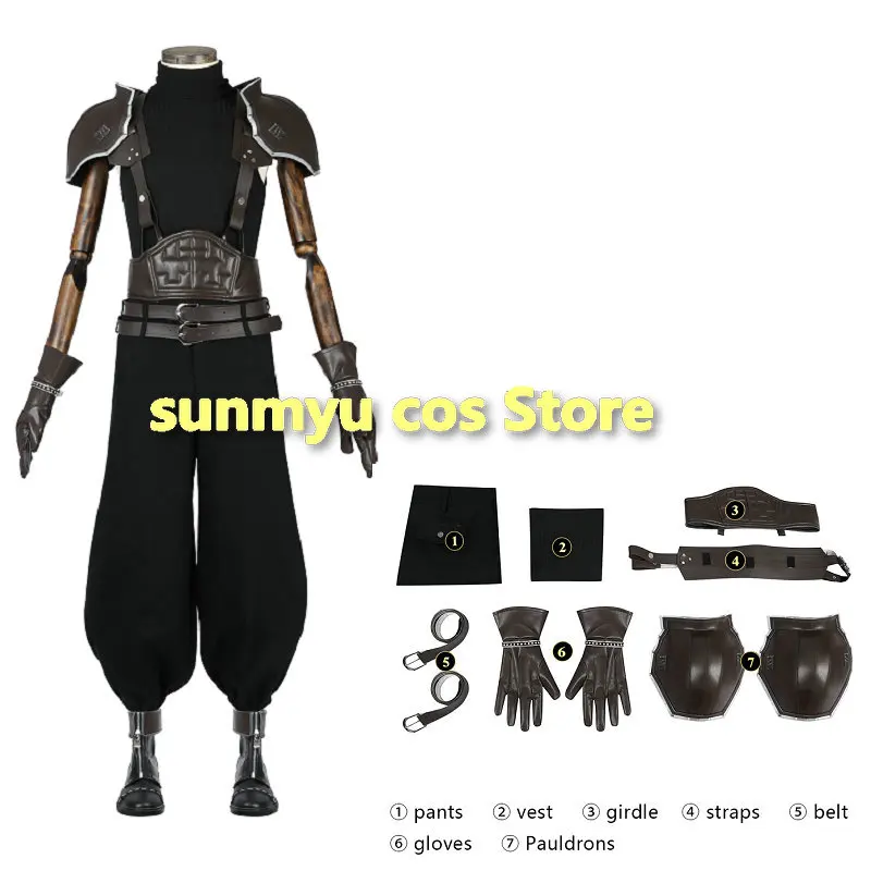 Final Fantasy VII Rebirth Costume Cosplay fieristico dimensioni personalizzate FF7