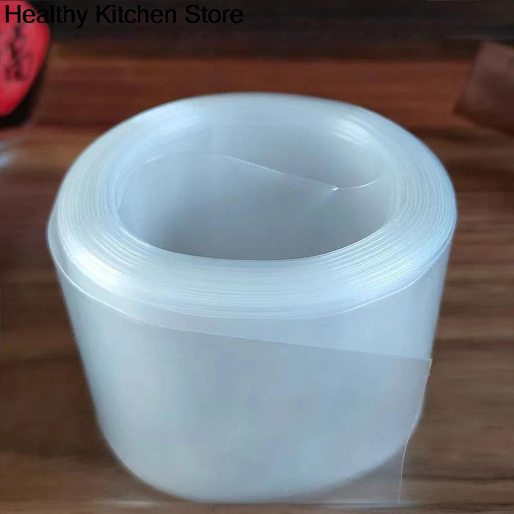 20Meter Tranparent Plastic Sausage Packing Tools Casing for Sausage Making Machine Starch Meat Stuffer Filling BBQ Kitchen Tools