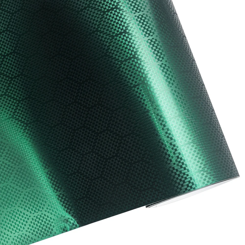Army Green Electroplated PET Diamond Carbon Fiber Honeycomb Wrap – For Car Interior B-Pillar, Motorcycle Sticker & Body Trim V-2