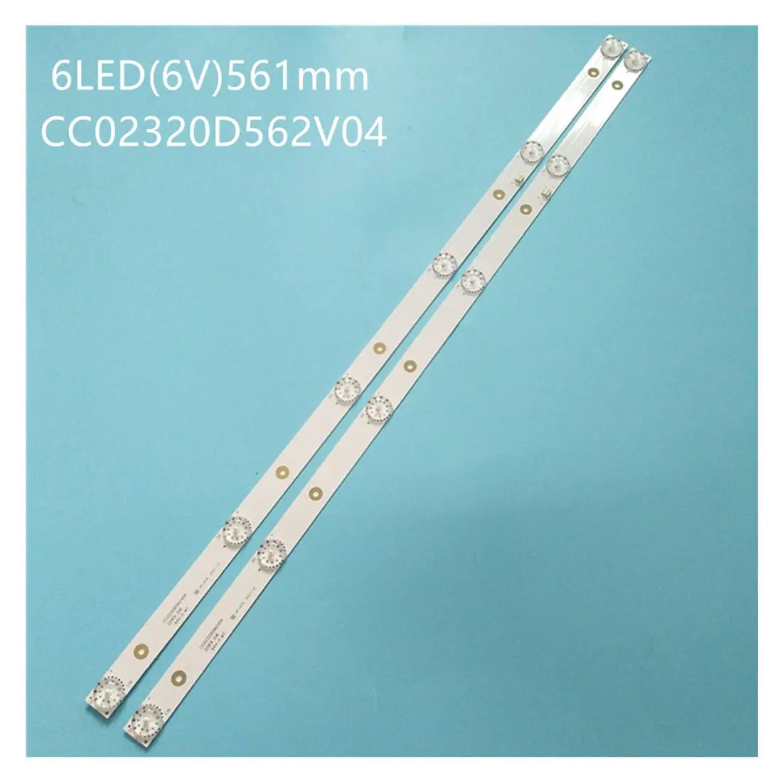 

TV's LED Backlight Strips For HI 32HT101W 32HT101X AMCV LE-32ZTH07 Bands Ruler 560mm CC02320D562V04 32E9 2X6 16/3/18 Lanes Tapes