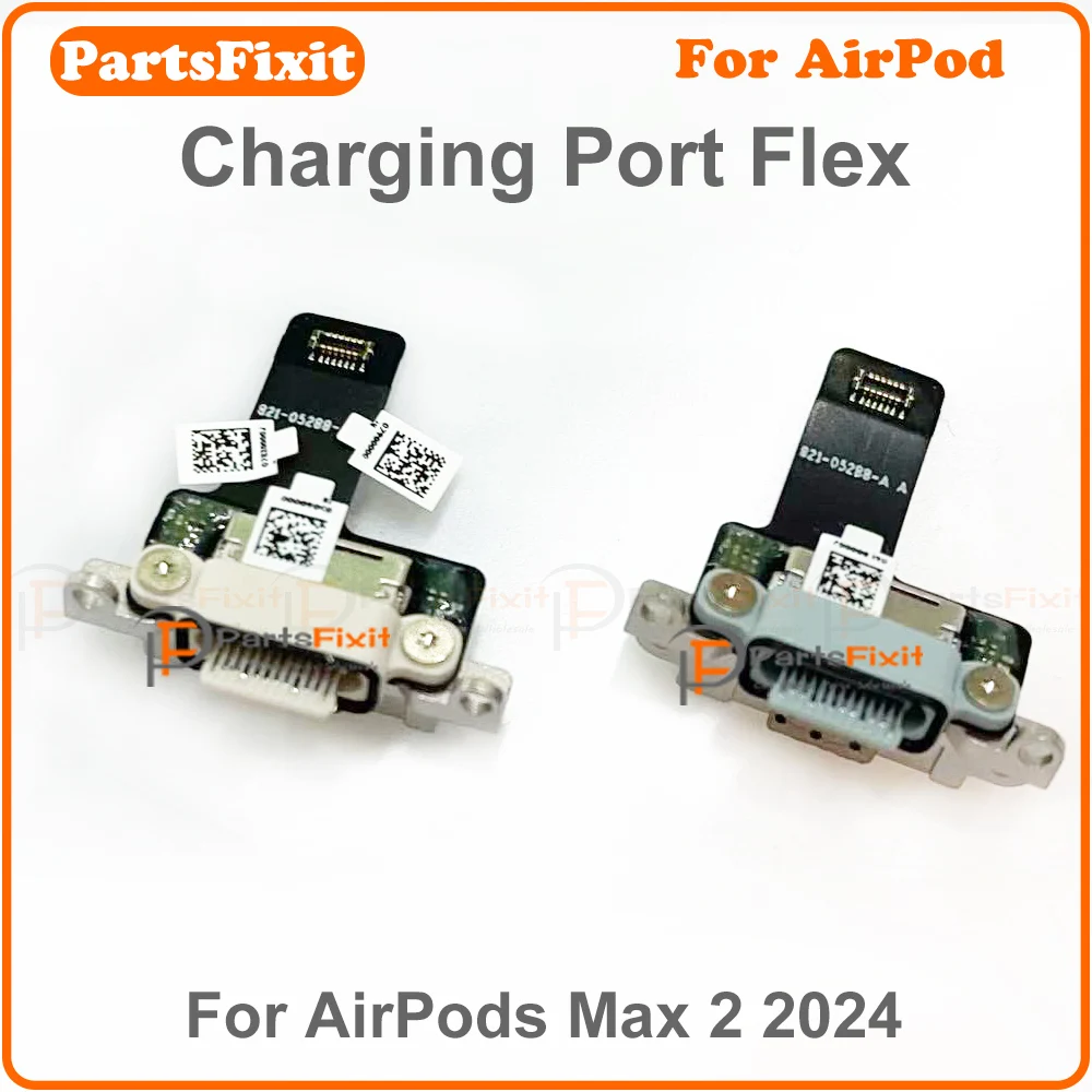 Kabel portu ładowania do słuchawek AirPods Max 1 2020 Max 2 2024 Port ładowania Elastyczny kabel Port dokowania Złącze ładowania Części naprawcze — zdjęcie produktu 3