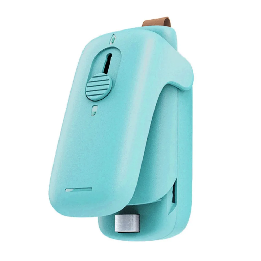 Mini Snack Bag Sealer Magnetic Protective Sliding Cover Design Snack Heat Sealer Moisture-proof Battery-powered Snack Bag Opener