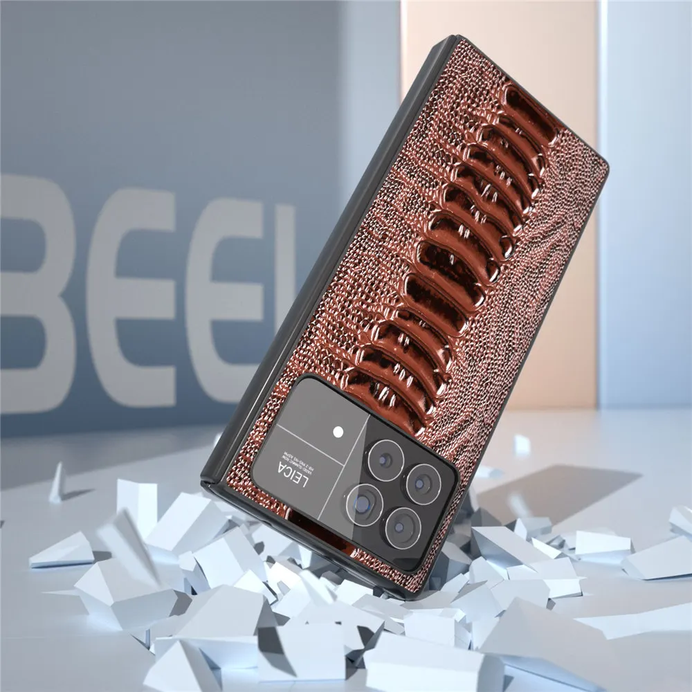 Abeel-本革のスリムケース,オリジナルのXiaomiダチョウのフットアーマー,完全なカバー,3, 2