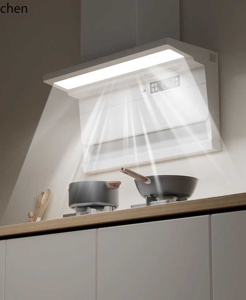 HXL range hood white kitchen large suction range hood top side suction machine