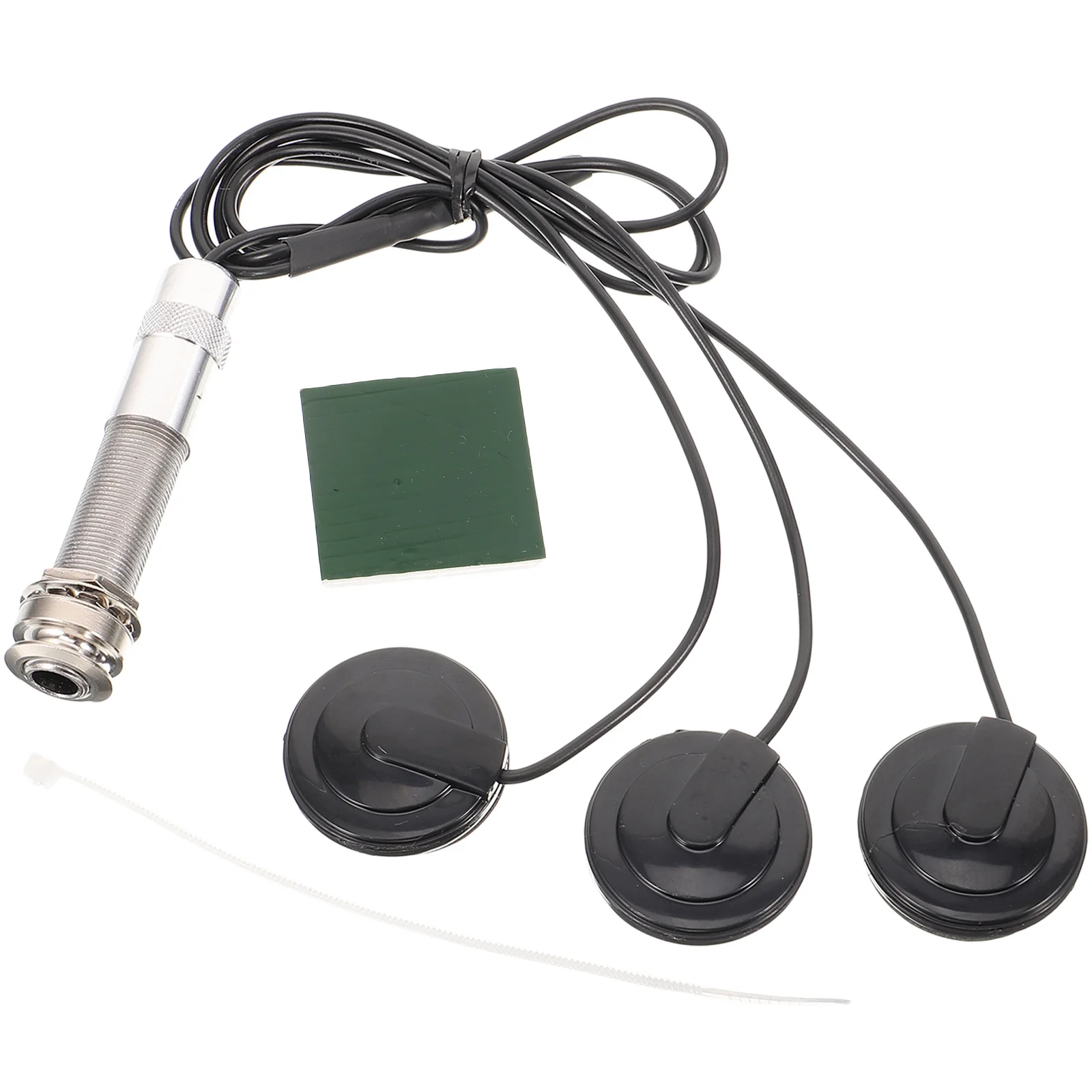 Pickup Gitar Multifungsi Tanpa Lubang, Non-Invasif, Plug and Play Untuk Instrumen Akustik Klasik, Folk, Biola, Banjo, Drum