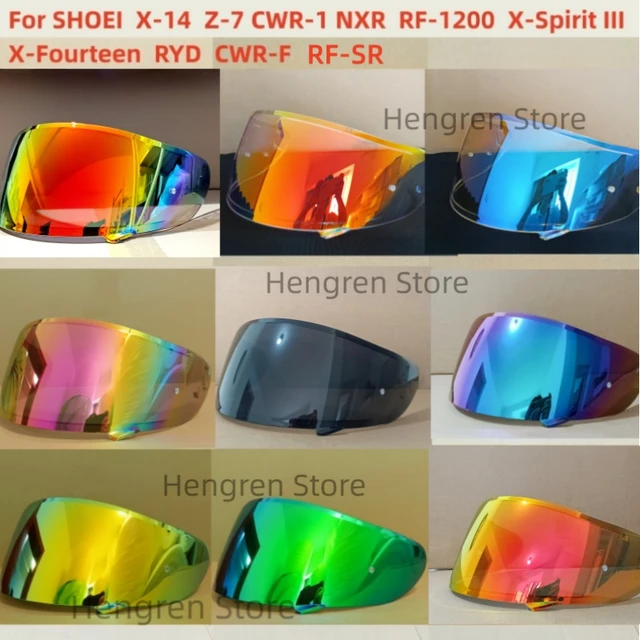 Helmet Visor for SHOEI X-14 X14 Z-7 Z7 CWR-1 CWR1 NXR RF-1200 RF1200 X-Spirit  III XSpirit 3 X-Fourteen RYD CWR-F CWRF RF-SR