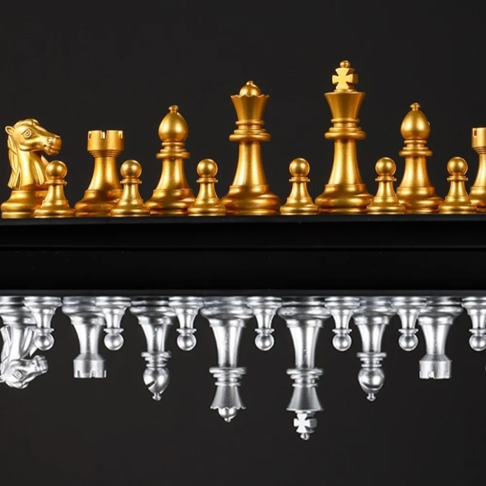 

Universal 25/32cm Chessboard Magnetic Chess Set Folding Magnet International Chess Portable Plastic English Chess