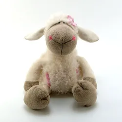 NICE Jolly Mah Dolly Sheep Lamb Flower On Head Plush Toy Stuffed Doll Cartoon Animal Dad Mom Bedtime Story Boy Girl Friend Gift