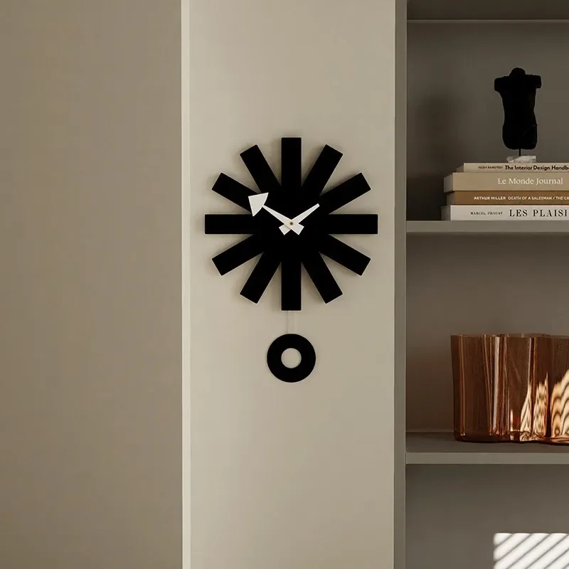 

Silent Minimalist Nordic Style Quartz Clocks Wall Hanging Living Room New Style Modern Design Home Living Room Office Decoration