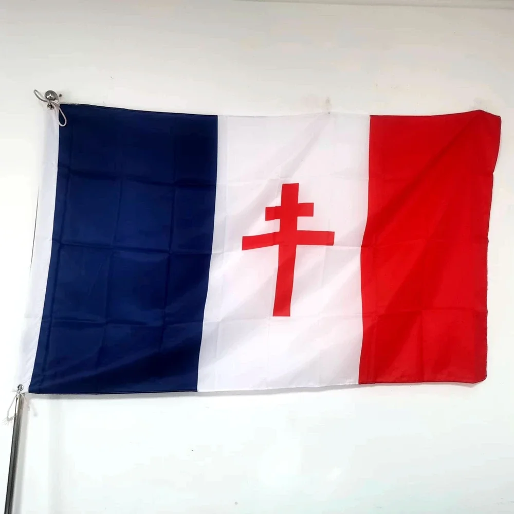 Show Your Patriotism Flag Of 1940-1944 Free France Ensign National Flag 90x150cm Polyester