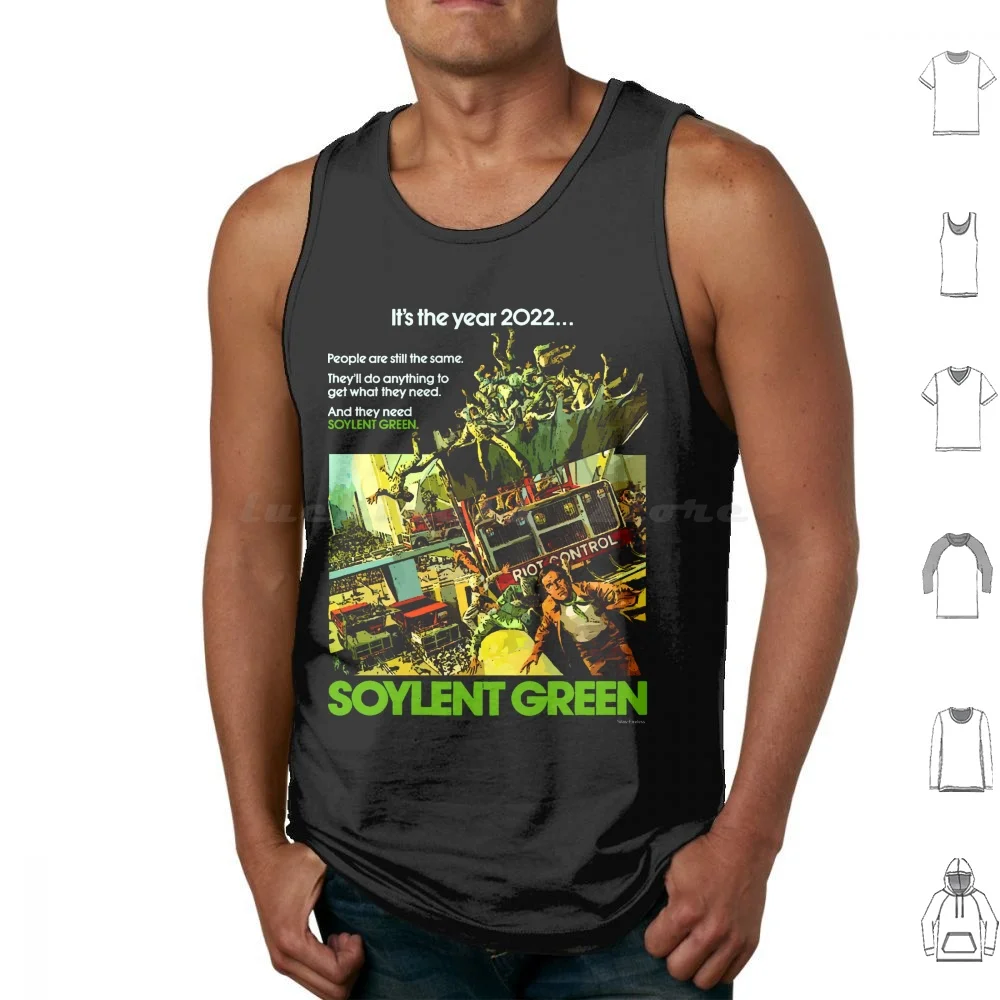 It Is Made Of People Tank Tops Print Cotton Science Fiction Sci Fi Scifi Sf Movie Film Video Dvd Tv Cult Retro