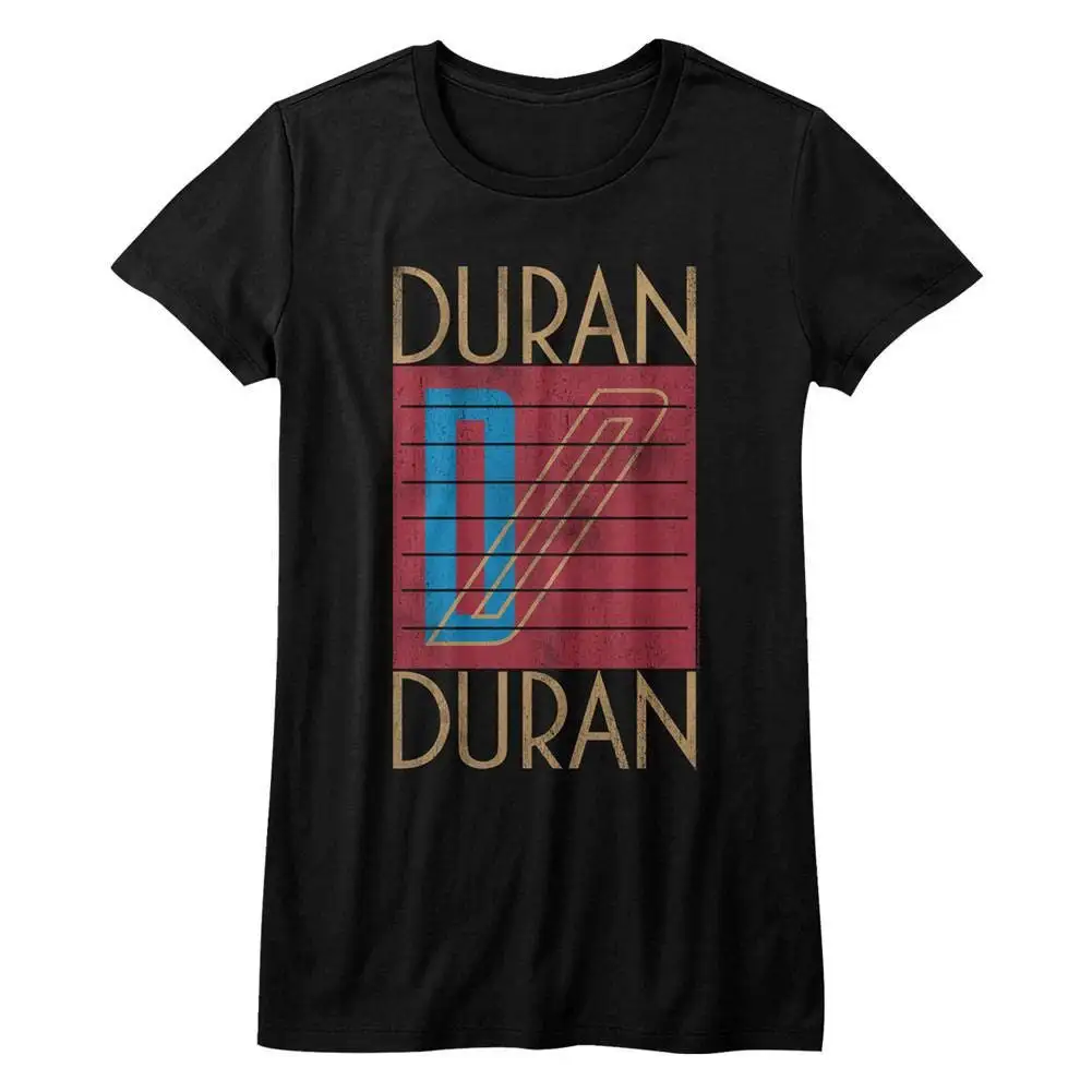 Duran Logo Black Junior Women's T Shirt