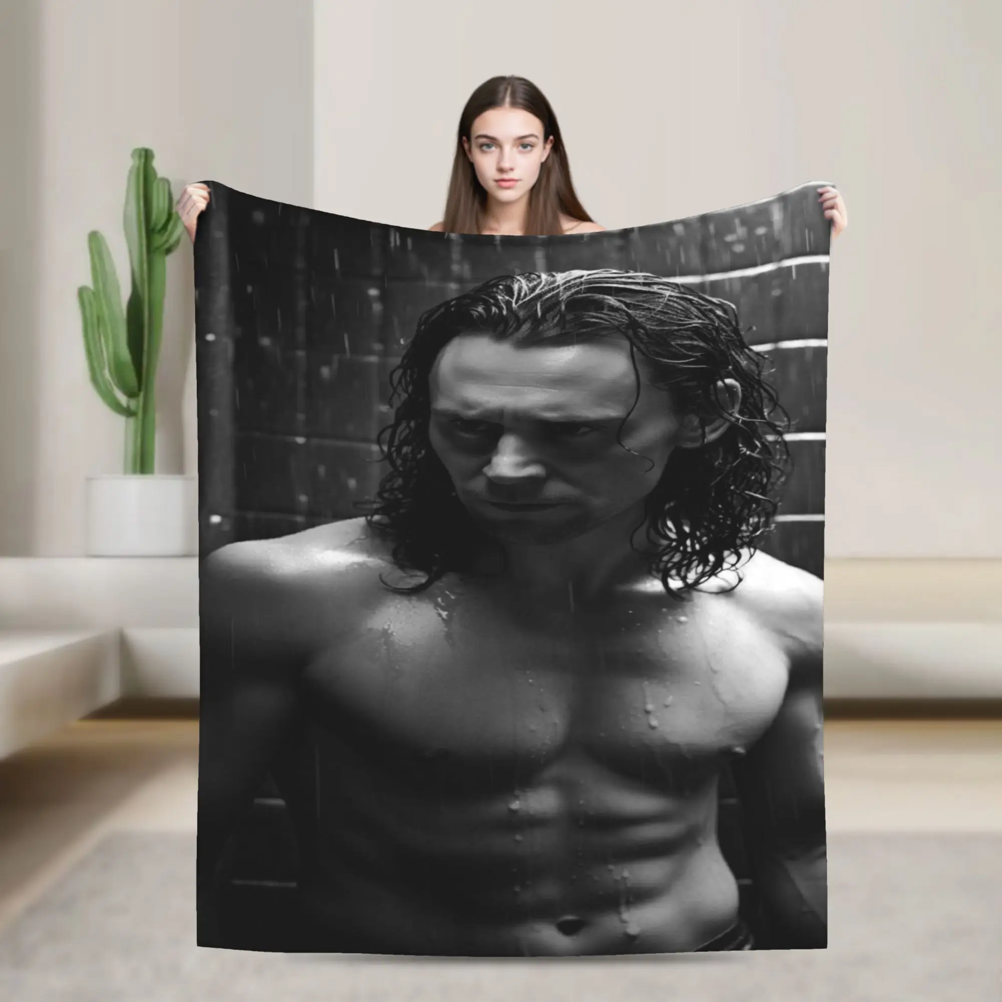 Tom Hiddleston  Merch Blanket Lightweight Thin Coral Fleece Plush  Throw Blankets Cozy Quilt