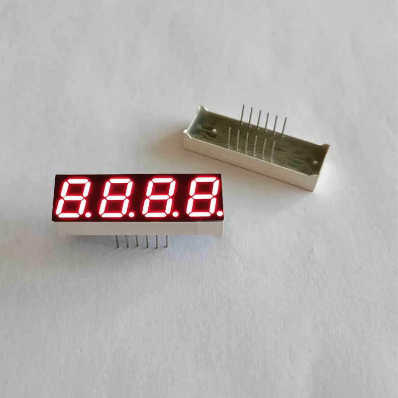 10Pcs 0.39 Inch 4Bit Red Light Digital Module KYX-3944AS KYX-3944BS 40*12.8*7MM LED Digitron Common Anode Cathode Digital