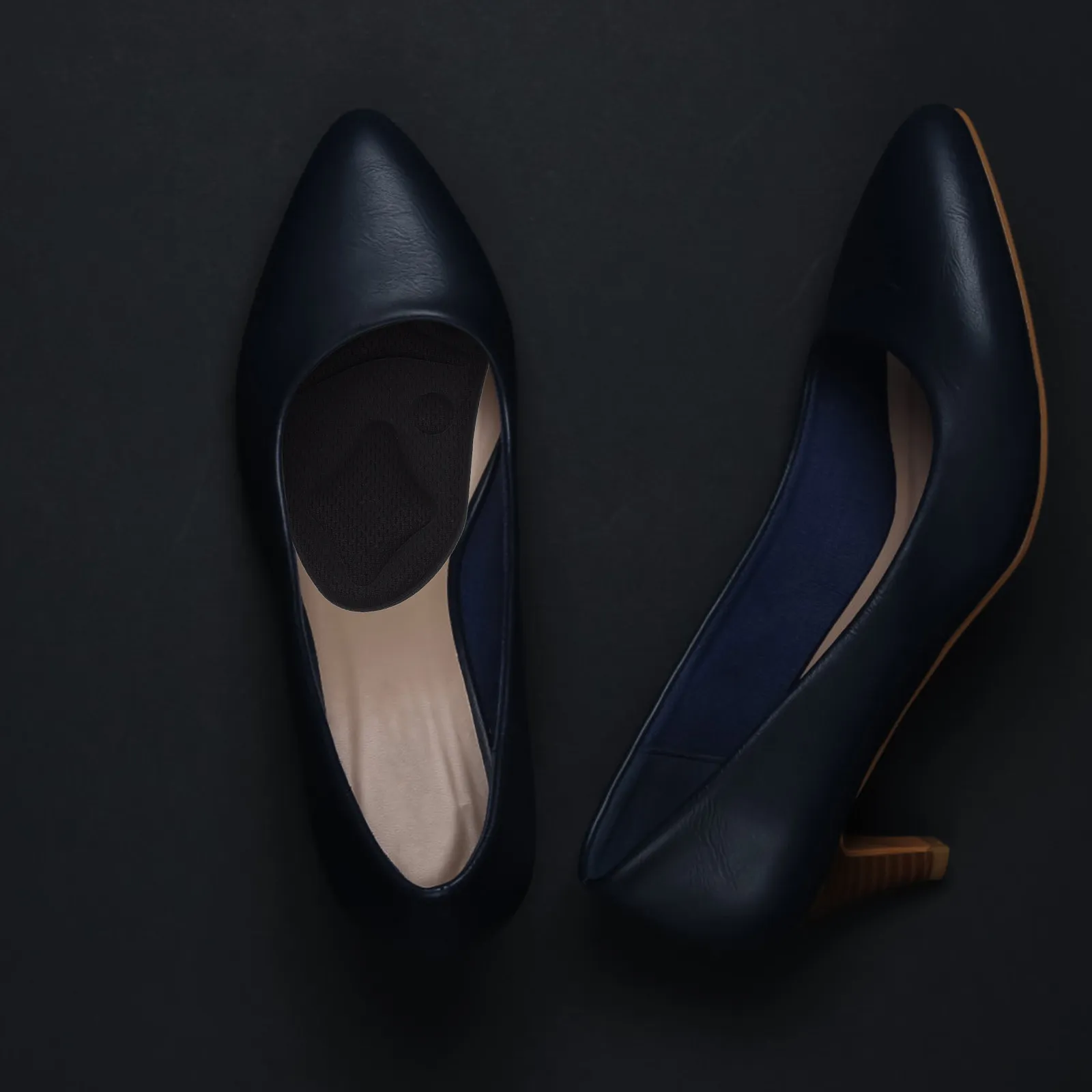 

8 шт. эластичных дышащих комфортных подушечек для передней части стопы, полувставки для обуви, облегчающие боль, для высоких каблуков