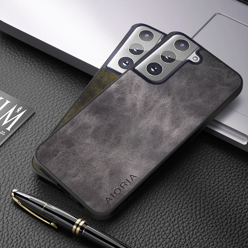 Fall Für Samsung Galaxy S22 S21 Ultra Plus FE Luxus PU Leder Haut Abdeckung Für Samsung Galaxy S21 FE Fall