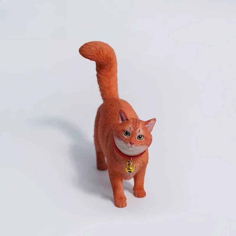 

Somali cat model, simulated kitten animal peripheral ornaments tide play desktop cute pet figure