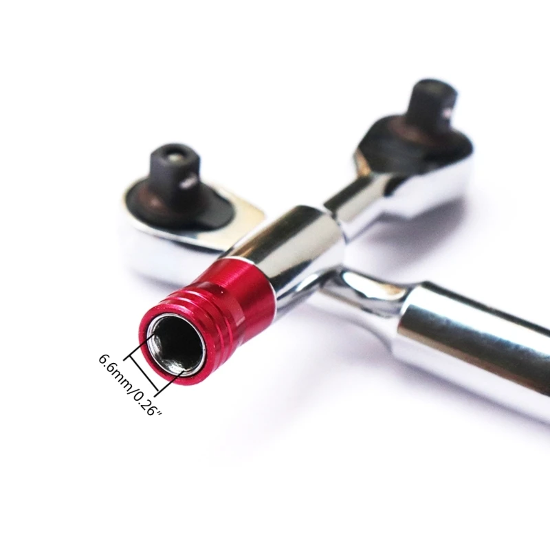 Mini 1/4 inch Cờ Lê Bánh Răng 72 Răng Ổ Cắm Nhanh Cờ Lê Bánh Răng Tua Vít Trang Sức Giọt
