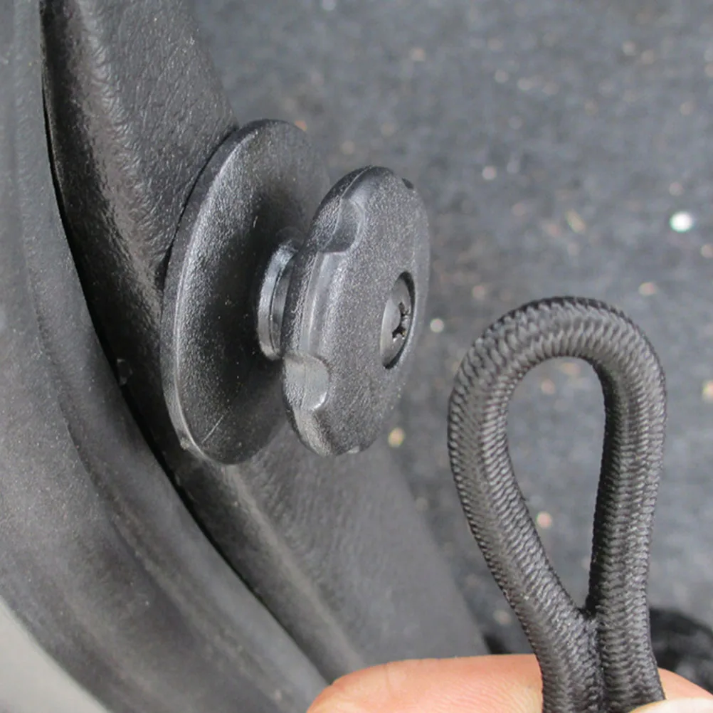 

4Pcs Car Trunk Hook System Rustproof Storage Hooks with Screws for Easy Hanging and Trunk Space Management Car Back Hook