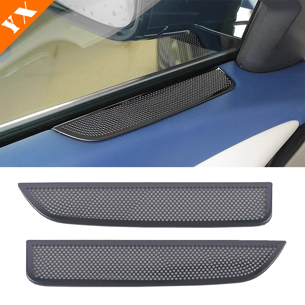 For Dongfeng Voyah Free 2021-2023 Stainless Auto Accessories Interior Door Speaker Audio Horn Cover Trim Frame Sticker Styling