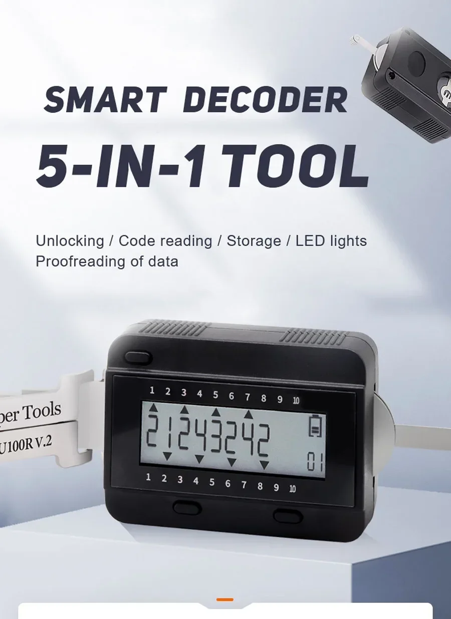 HU66 NP Tool Smart 5 In 1for VW Auto Repair Magic Tool Locksmith Tools Pick Code Decoder Door Lock