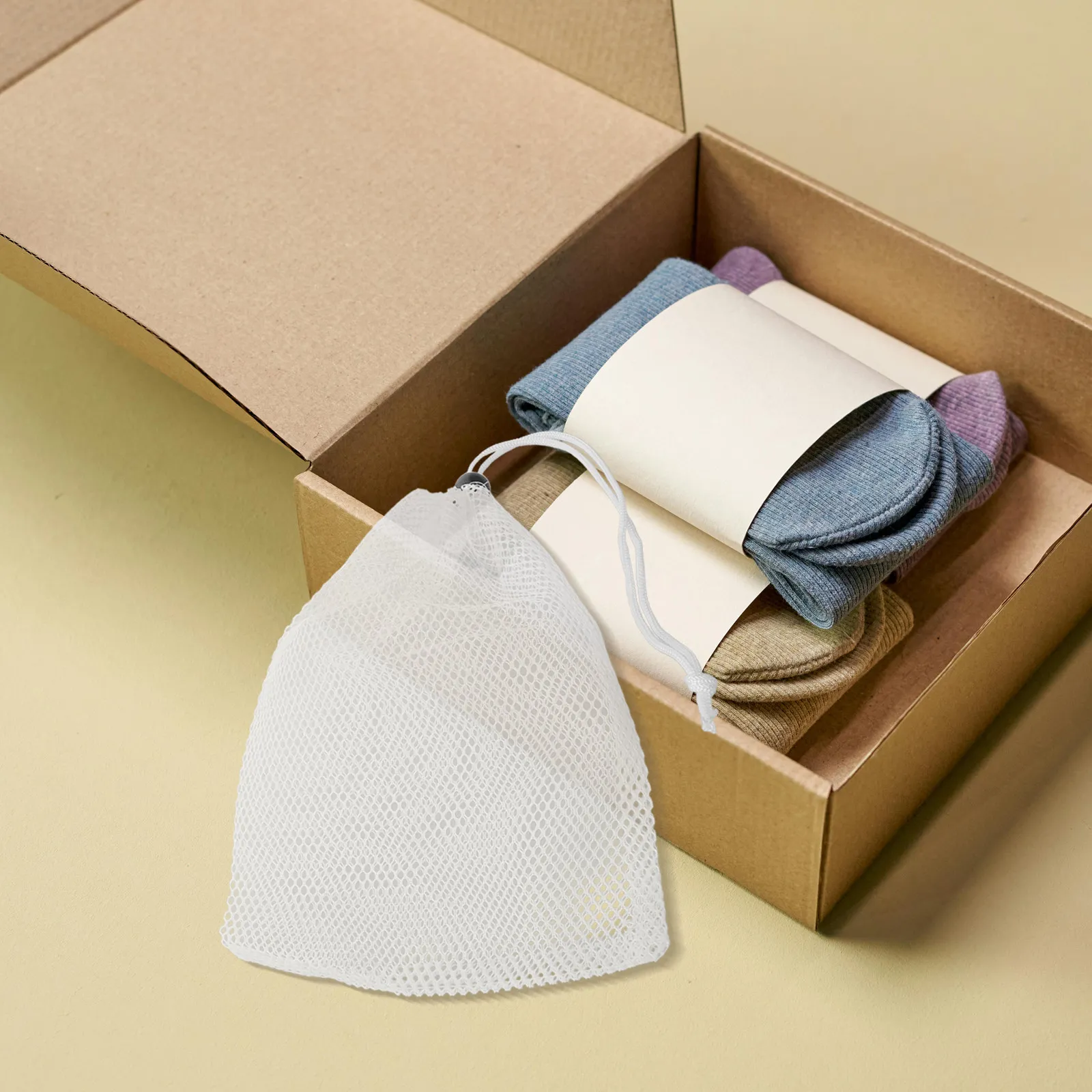 

5Pcs Drawstring Travel Bags Polyester Material Portable Organizers Bathroom Bedroom Family Use Exquisite Appearance Practical