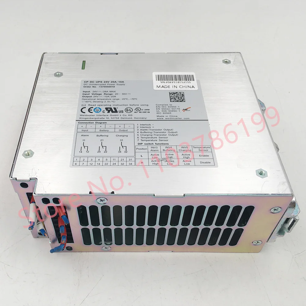 Uninterruptible Power Supply CP DC UPS 24V 20A/10A 1370050010