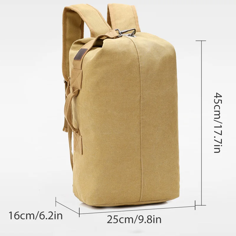 Zaino in tela rilibeged grande capacità può trasportare zaino da esterno borsa da viaggio per il tempo libero borsa sportiva per il Fitness