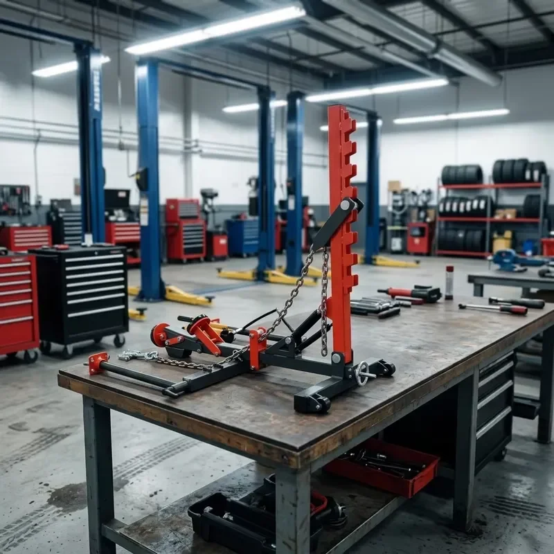 Auto Body Collision Repair Portable Quick Puller UL-111 Uniliner Manganese Plate 5T Capacity 100CM Bench Height 1000x1000MM