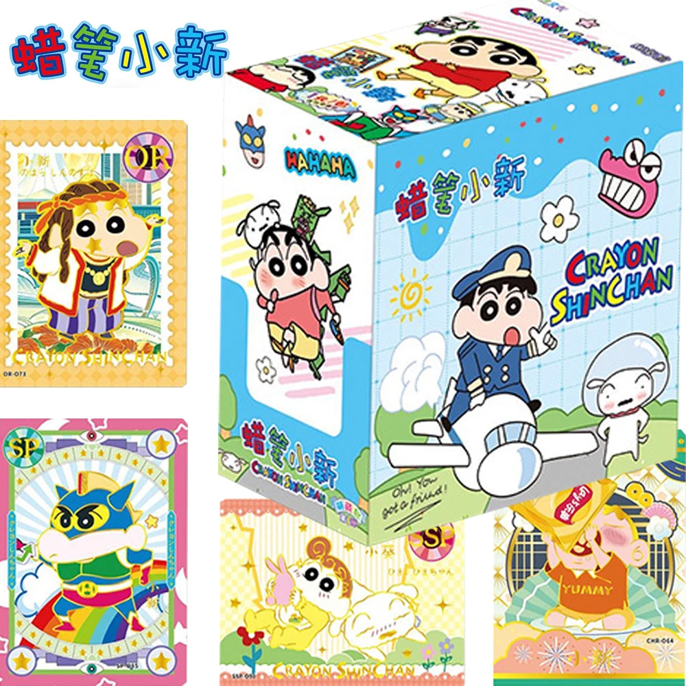 

Crayon Shin-Chan Collection Cards Anime Funny Family Popular Character Rre Limit Game Trading Card Children Toy Christmas Gift