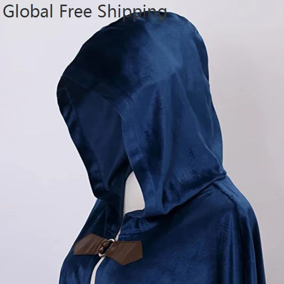 القرون الوسطى الغزلان المخملية فارس عباءة جديدة هالوين أنيمي خمر المحارب الرجال تأثيري حلي كيب كرنفال ملابس خارجية للحفلات 2026 #4