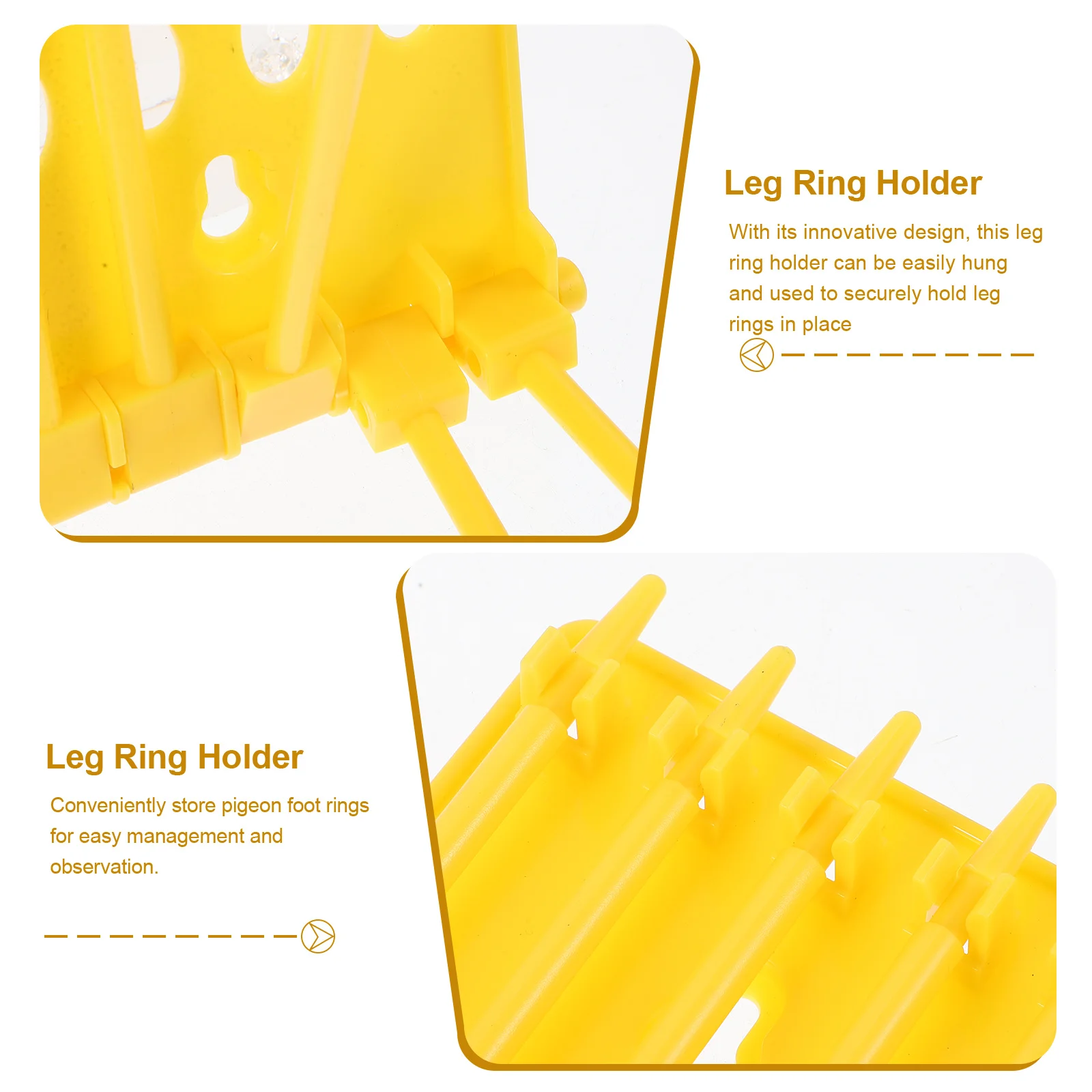 

Pigeon Leg Band Holder Numbered Identification Organizer Rustproof Poultry Breeding Tool Convenient Storage Pigeon Ring Holder