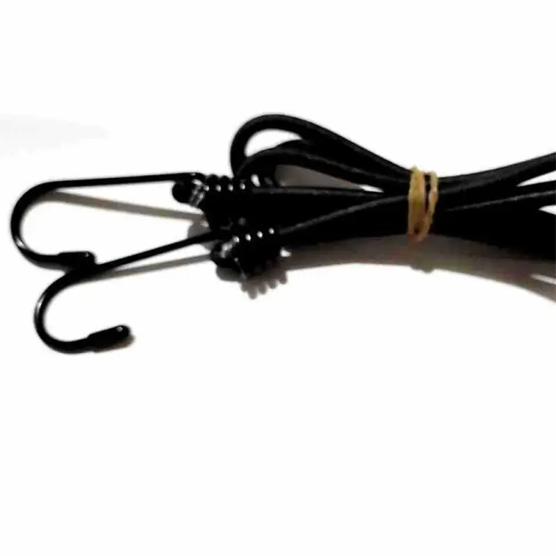 배터리 묶음 긴 오토바이 자동차 트렁크, 자전거 탄성 묶음 로프, 후크 수하물 묶음 로프, 2m