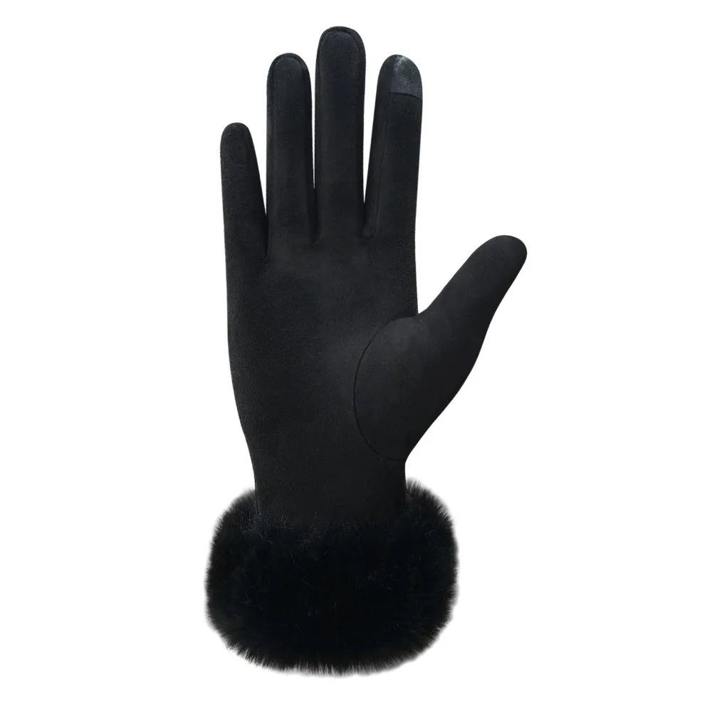 Personality Snake Pattern Touch Screen Gloves Thickened Windproof Keep Warm Gloves Cold Proof Mittens Outdoor Use