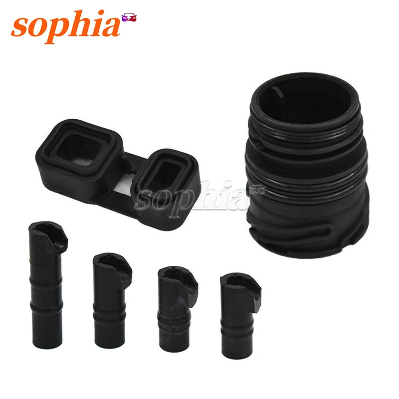 STPAT 6PCS 6HP19 6HP21 Transmission Sealing tube Valve Body Sleeve Seal kit For BMW