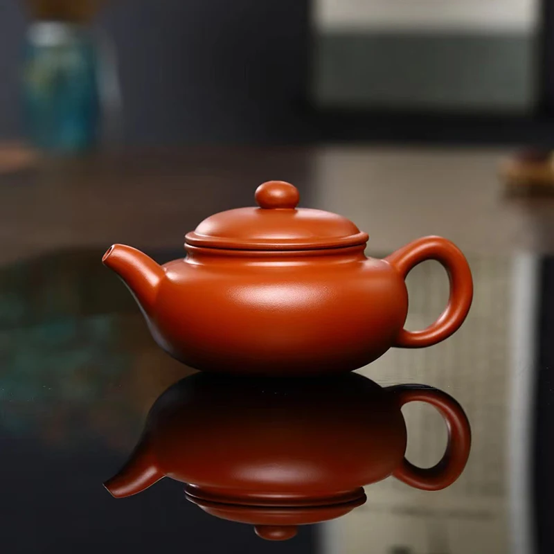 235ML Yixing Red Clay Teapot Ball Hole Filter Kettle Archaize Teaware Puer Tea Ceremony Supplies Drinkware Set