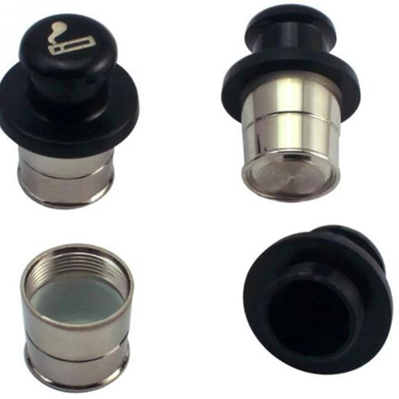 1/2/3/4pcs Secret Stash Car Cigarette Lighter Hidden Diversion Insert Pill Box Container Safe Storage Case